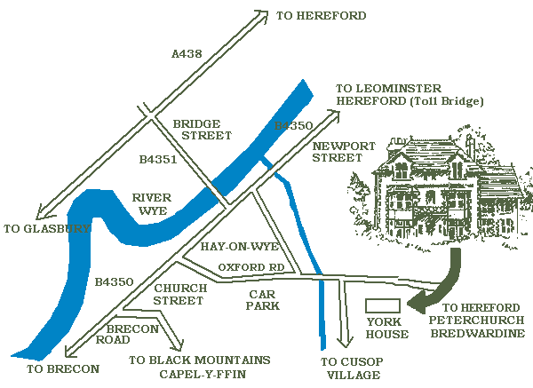 York House, Hereford, Map